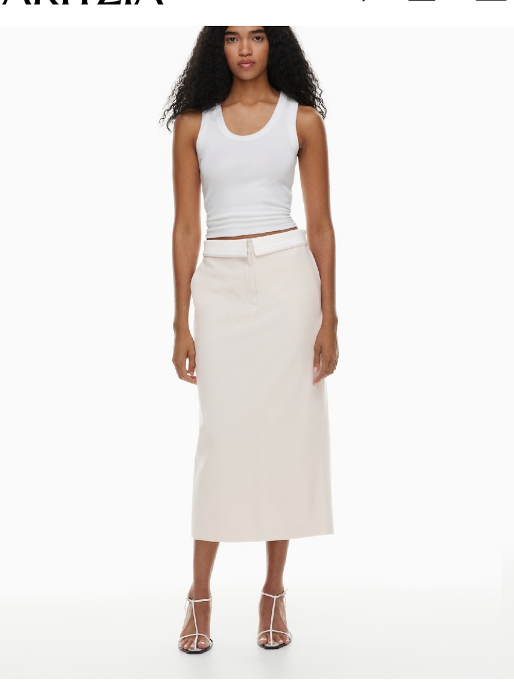 Aritzia Babaton Bureau Maxi Skirt Size 8